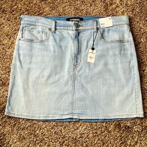 Express Jean Skirt size: 14 High Rise